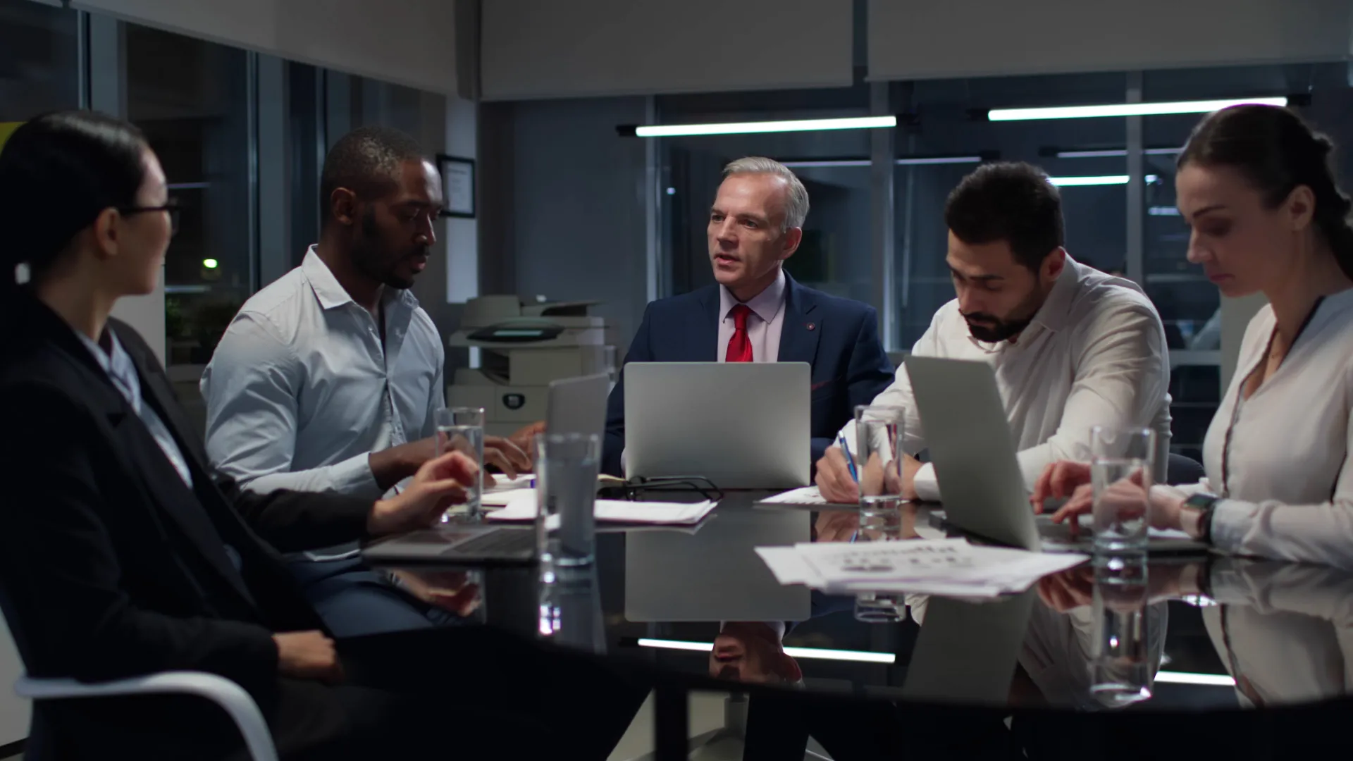 Business team meeting