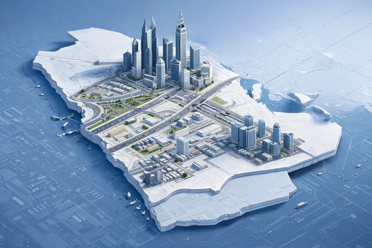 Saudi Arabia 3D map
