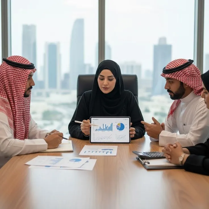 Saudi business meeting